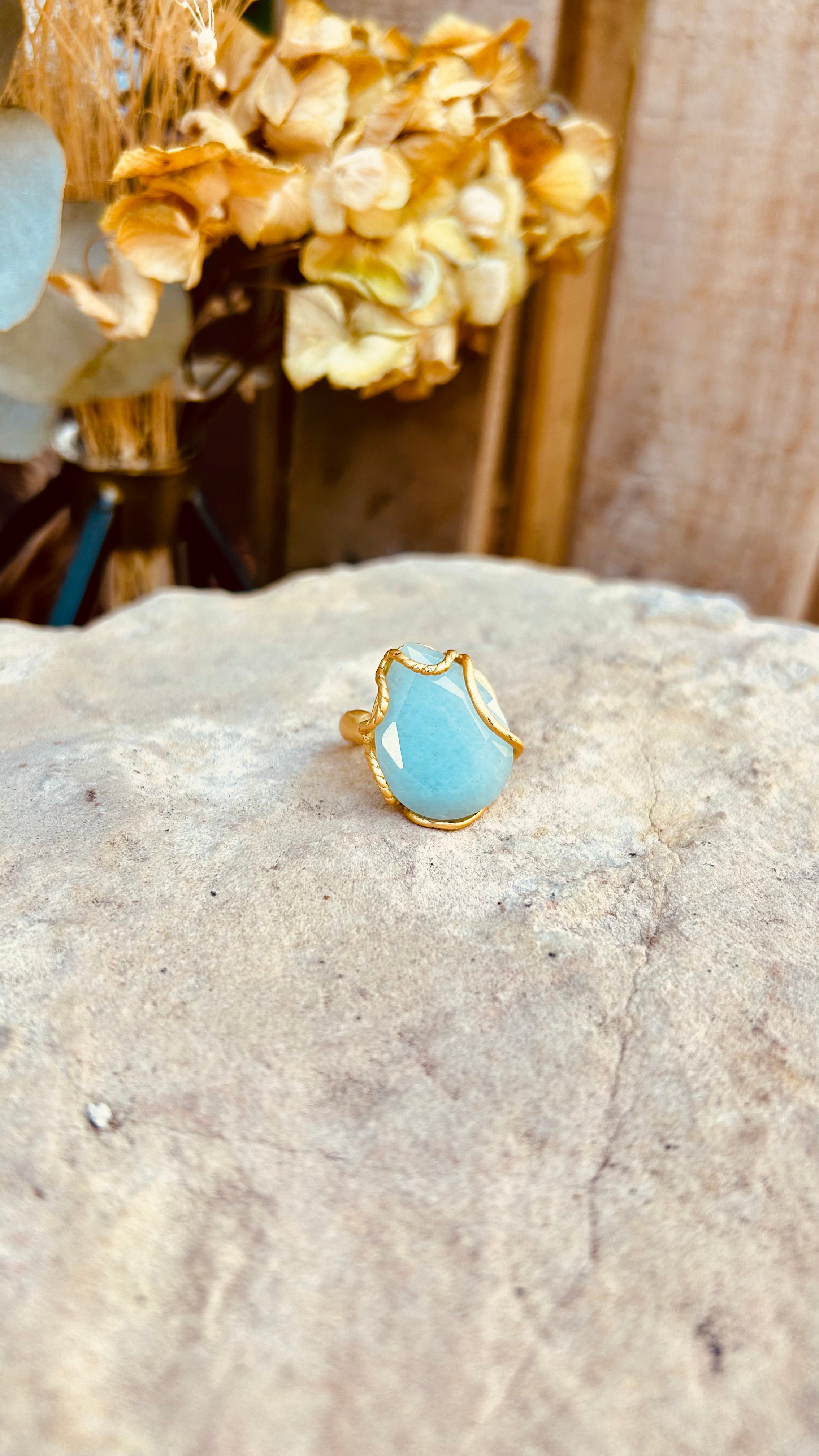 Accesorio - Anillo piedra azul - Colensuá