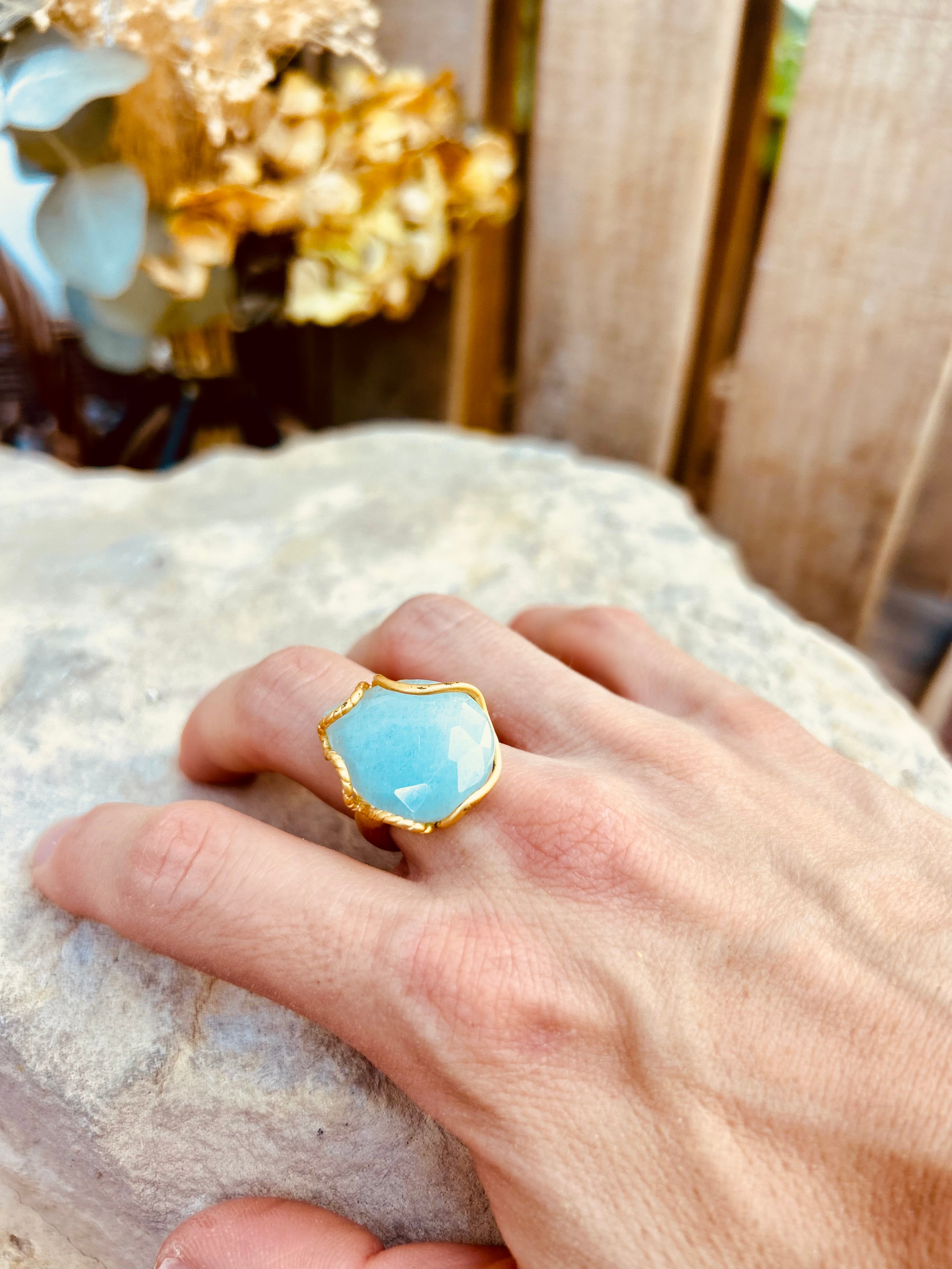 Accesorio - Anillo piedra azul - Colensuá