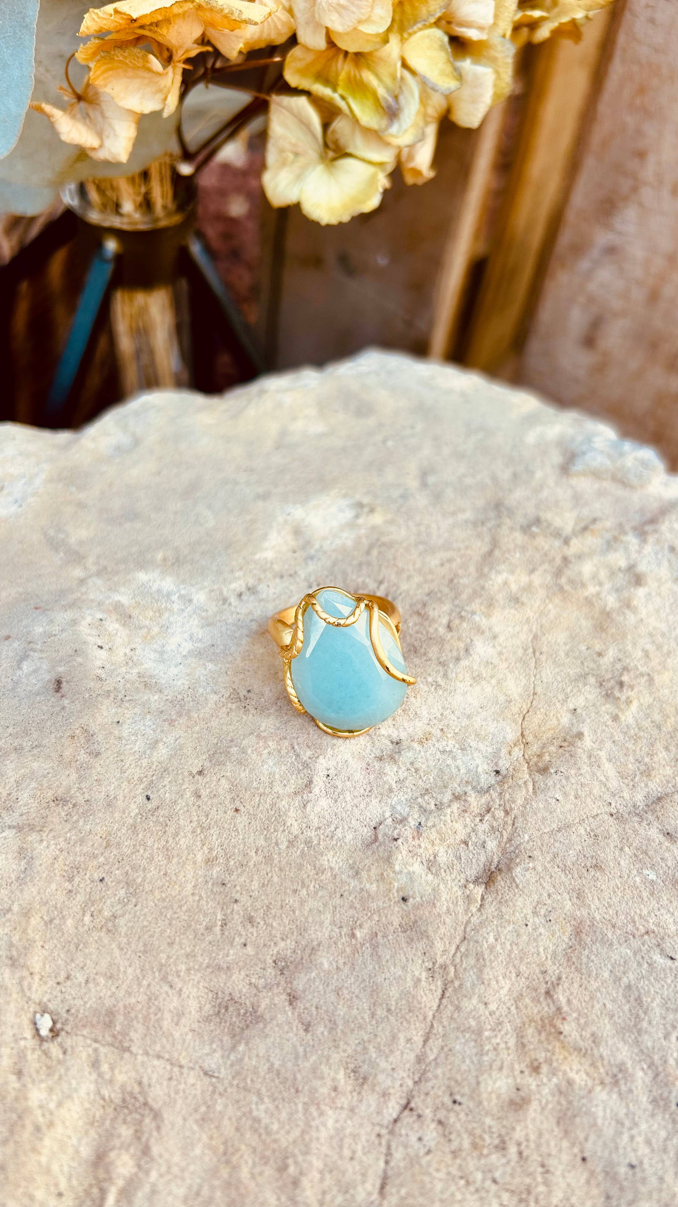 Accesorio - Anillo piedra azul - Colensuá