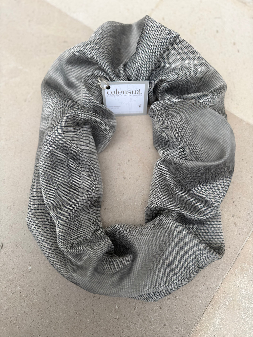 Colensuá fiesta gris plata