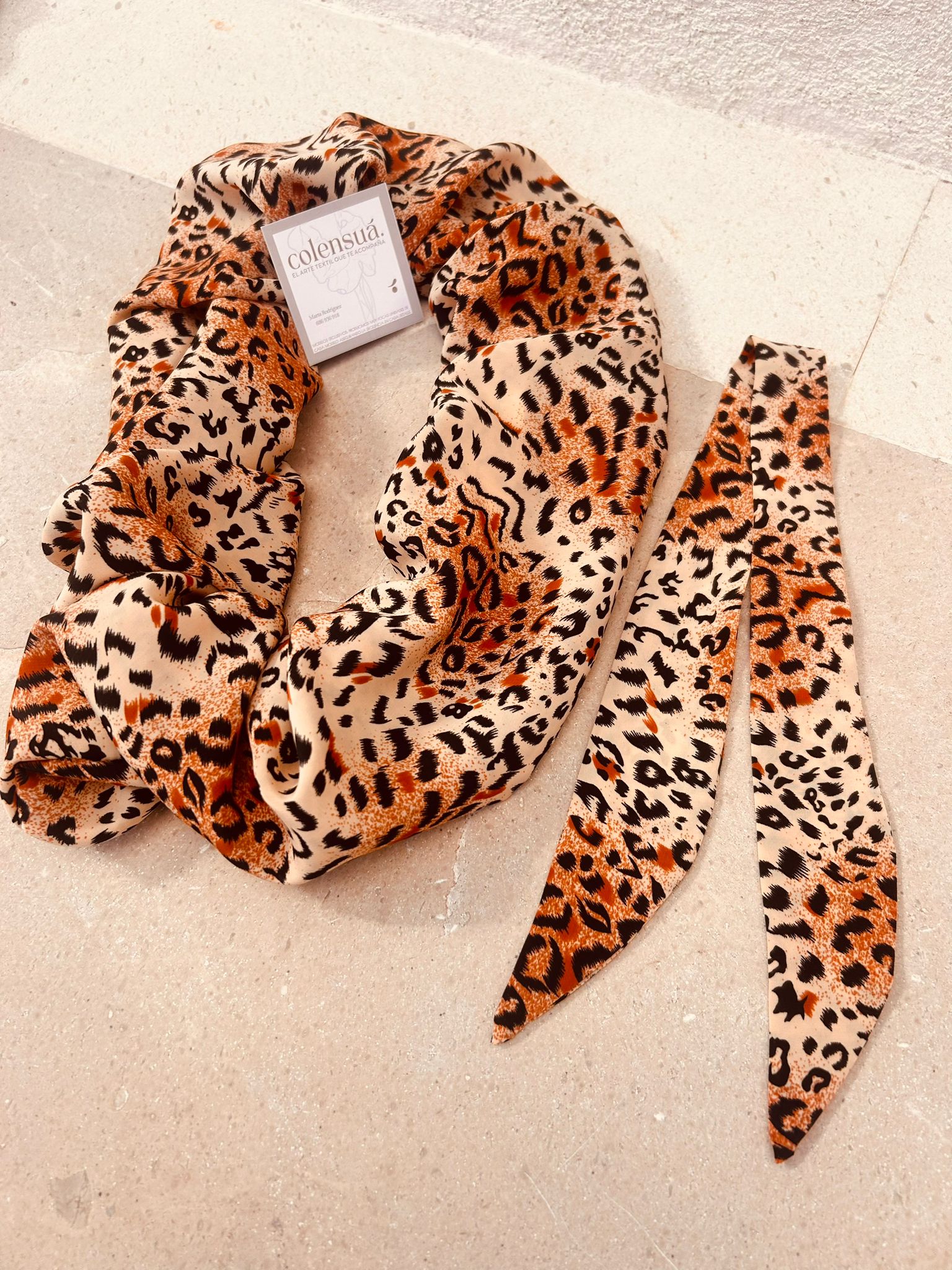 Colensuá Animal Print Marrón