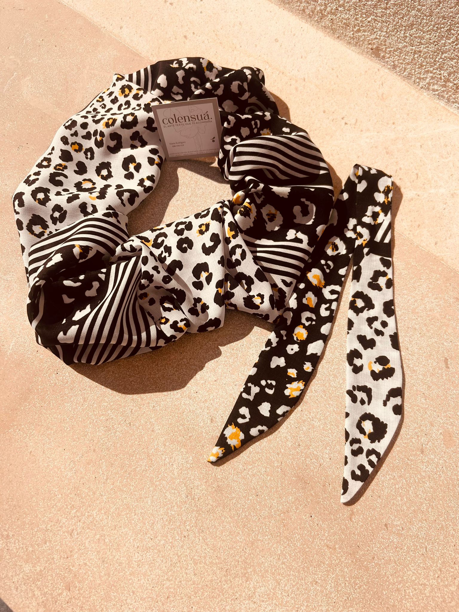 Colensuá Animal Print Negro