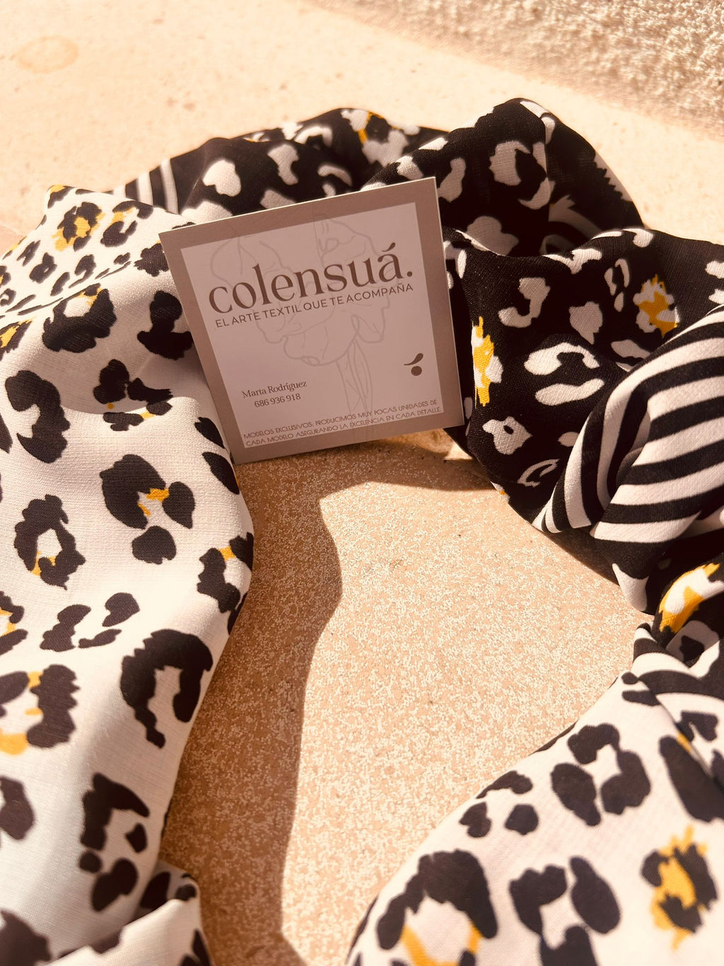 Colensuá Animal Print Negro