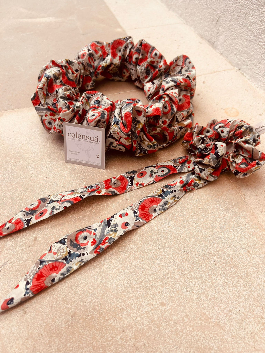 Colensuá Único con Coletero (Tela estilo Liberty UK)