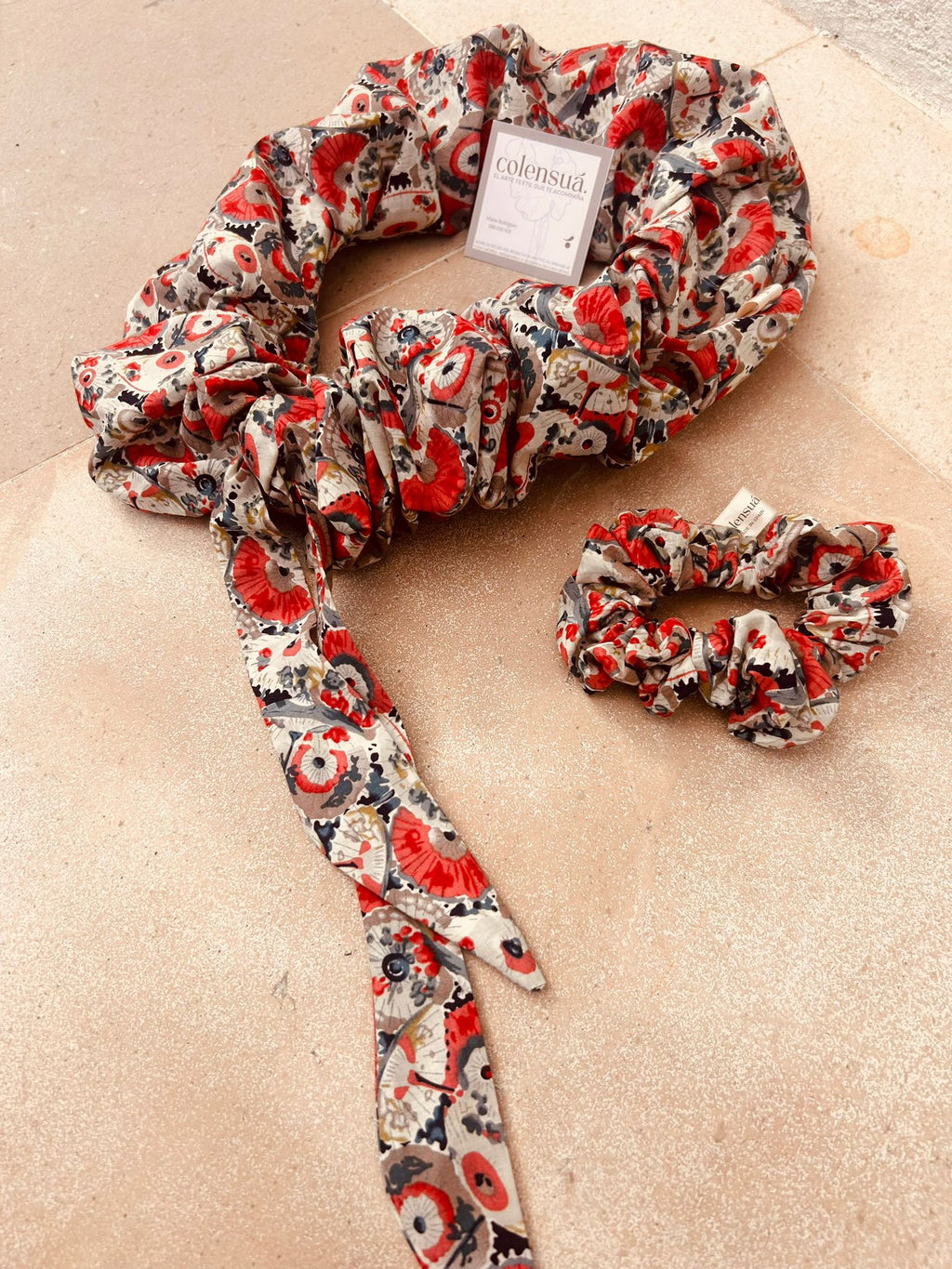 Colensuá Único con Coletero (Tela estilo Liberty UK)