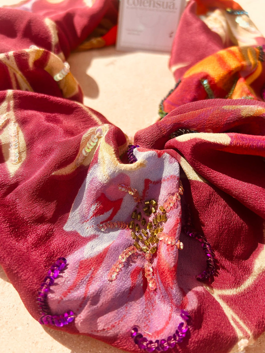 Colensuá Seda Joya con Pedrería