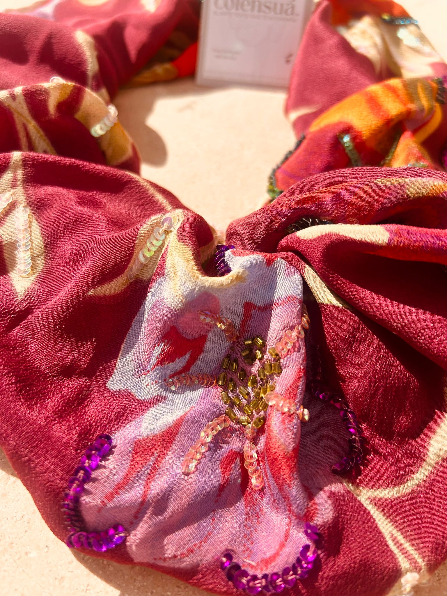 Colensuá Seda Joya con Pedrería