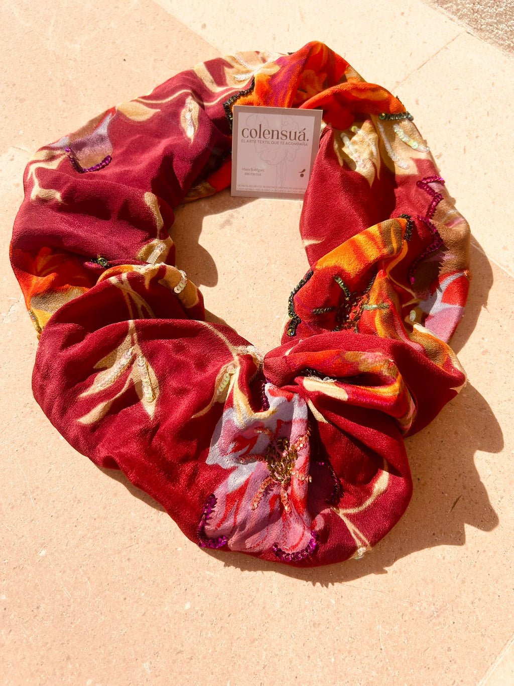 Colensuá Seda Joya con Pedrería