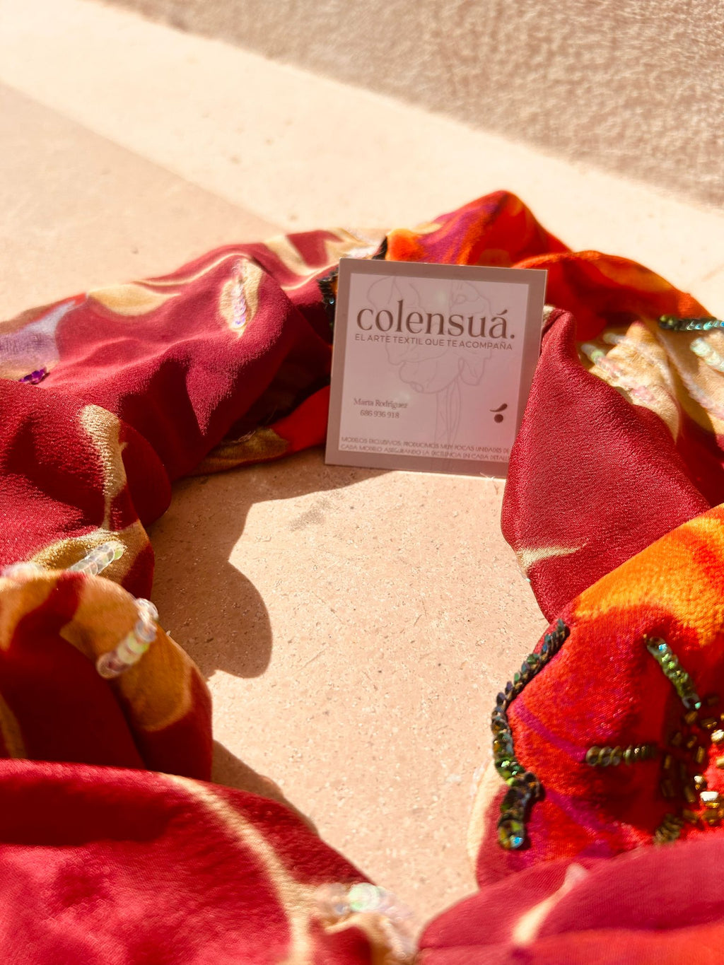 Colensuá Seda Joya con Pedrería